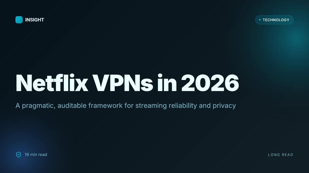 How to Evaluate VPNs for Streaming Netflix in 2026