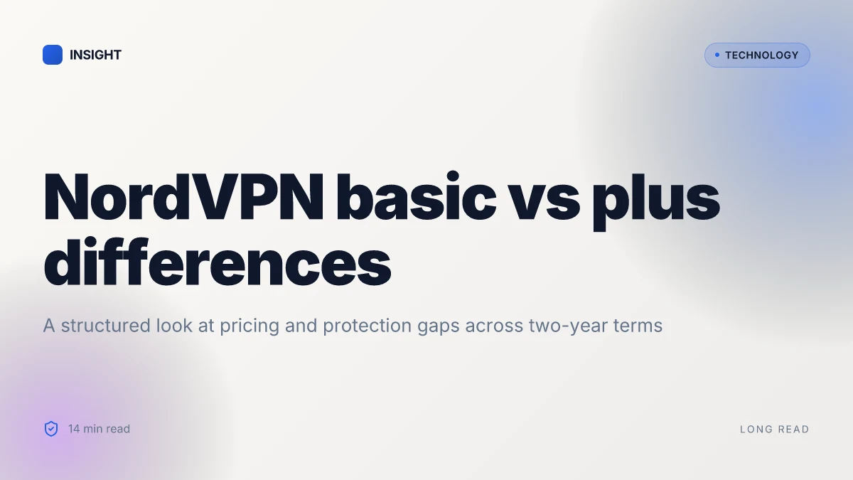 NordVPN basic vs plus differences: features, pricing, and a practical comparison